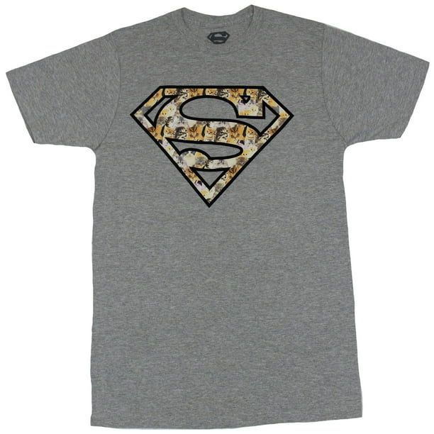 Superman Classic Logo Kids Youth T Shirt Licensed DC Comics Tee Royal Blue